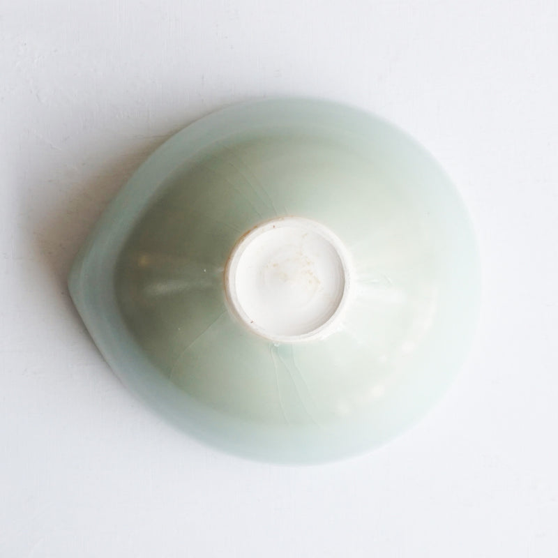 中里花子 Almond Bowl S 緑青磁