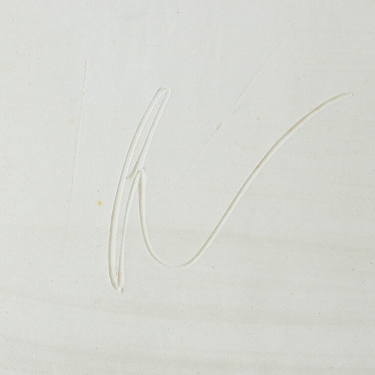 中里花子  四方皿 ブルー皮鯨