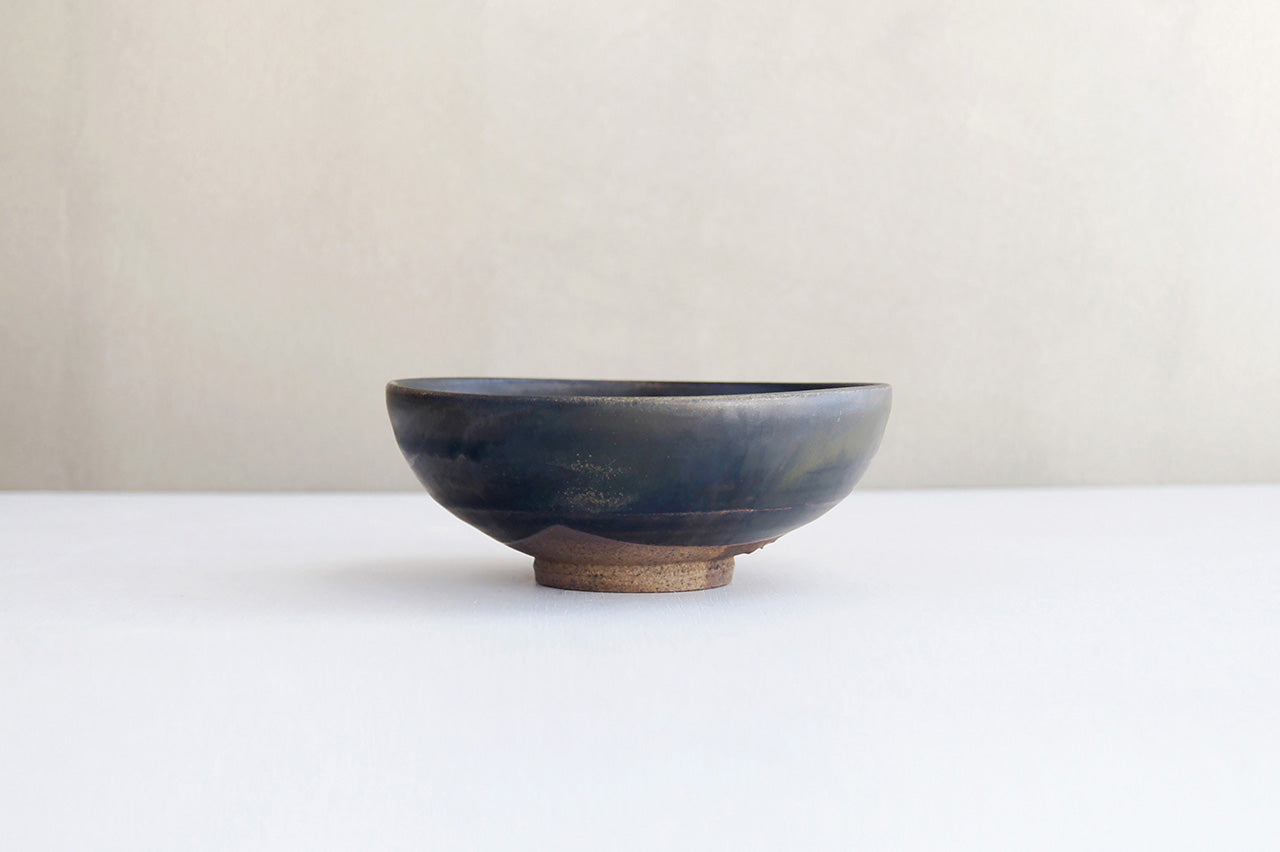 Yukiko Kiln 12cm Bowl Black Karatsu