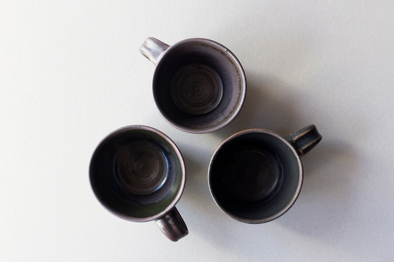 Yukiko Kiln Coffee Cup "Kuro (Black)-Karatsu"