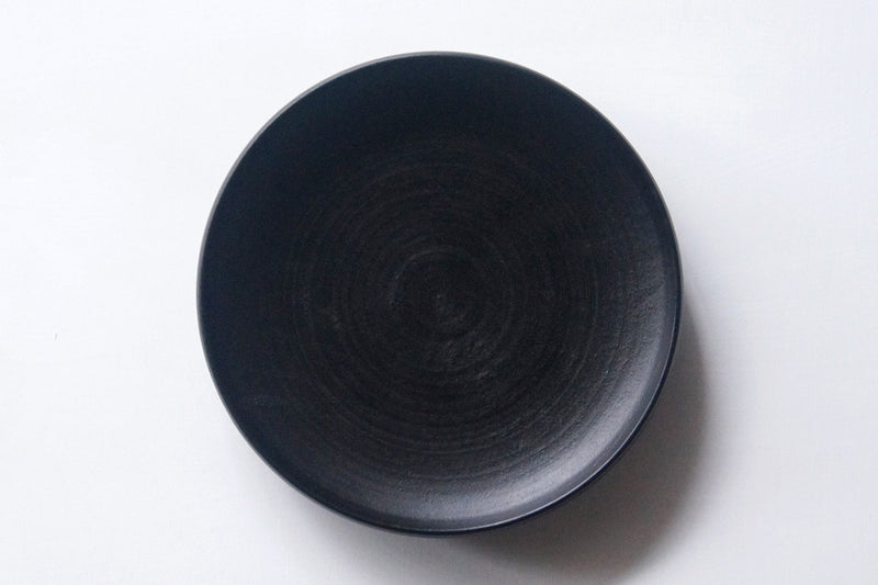 木漆工とけし センダン 種皿 黒
