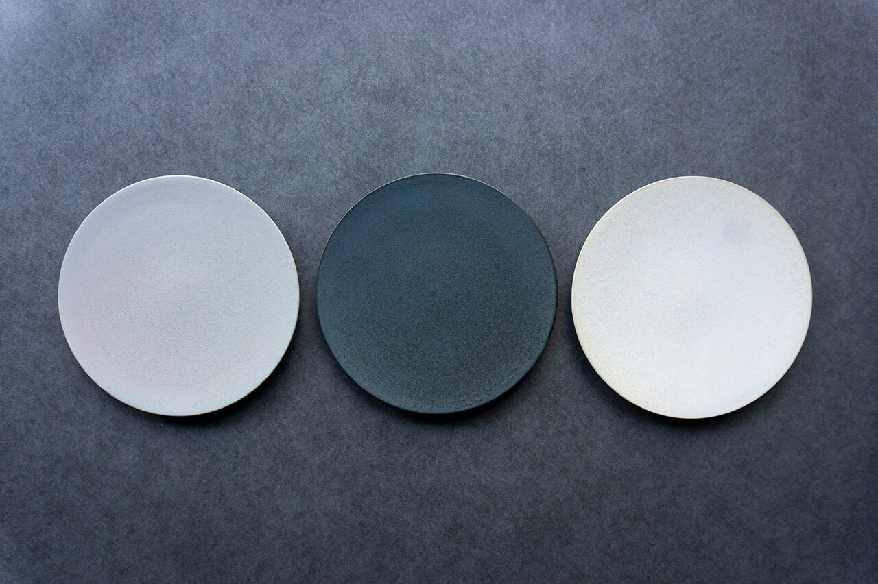 安藤由香 ８寸皿 フラットリム なし NV