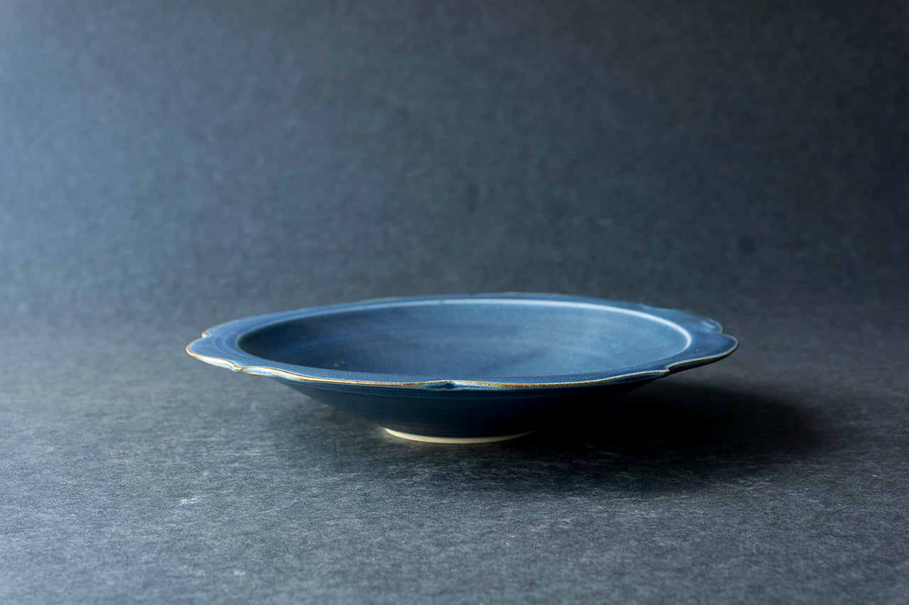 Chakra Plate L Blue Jeans