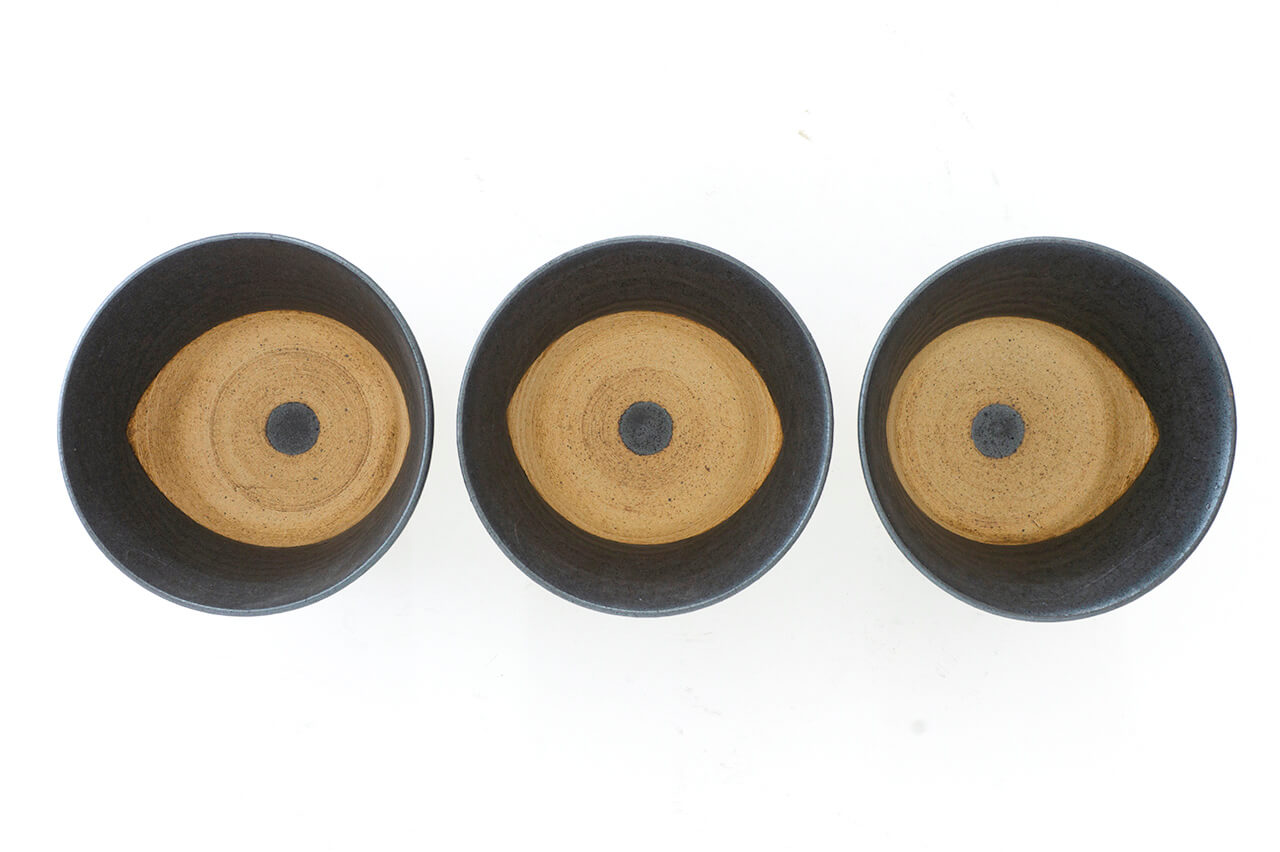 Pottery studio ICHI Mintama Cup Black