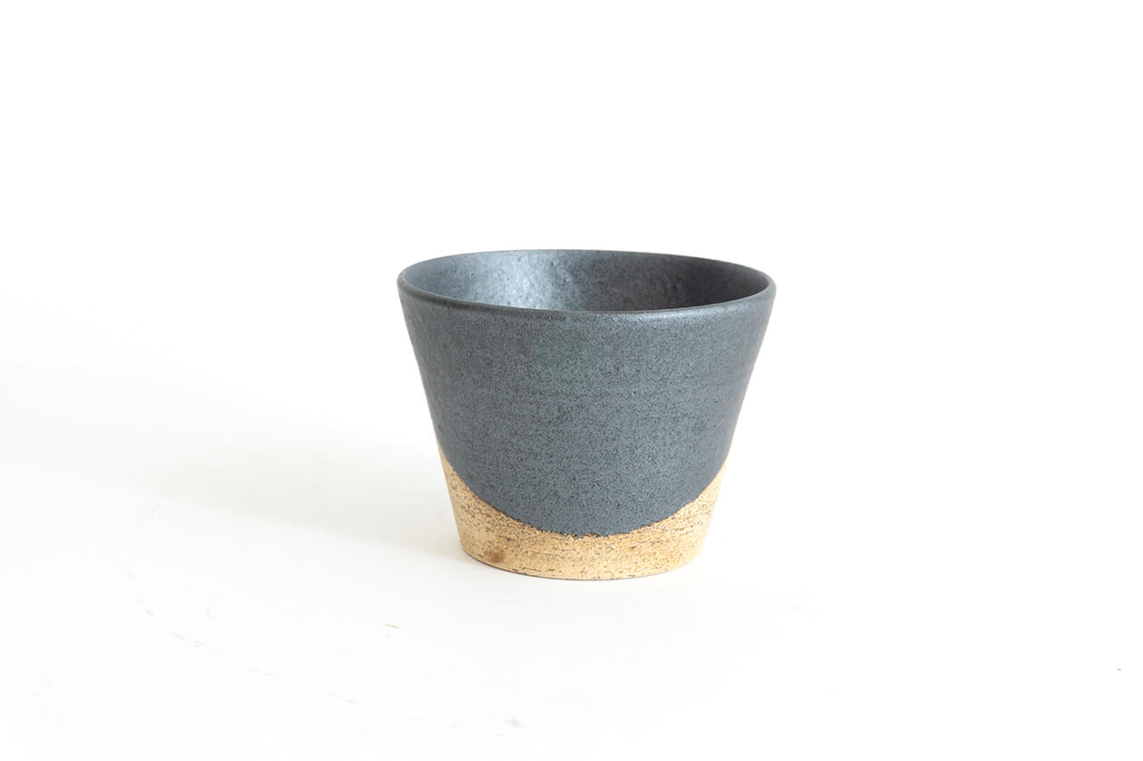 Pottery studio ICHI Mintama Cup Black