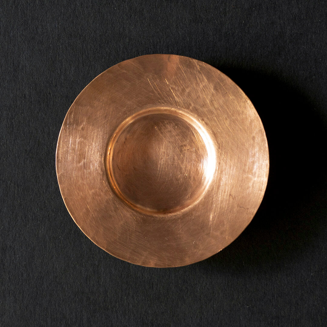 Yuichi Takemata 茶托 丸　銅