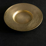 Yuichi Takemata 茶托 丸　真鍮