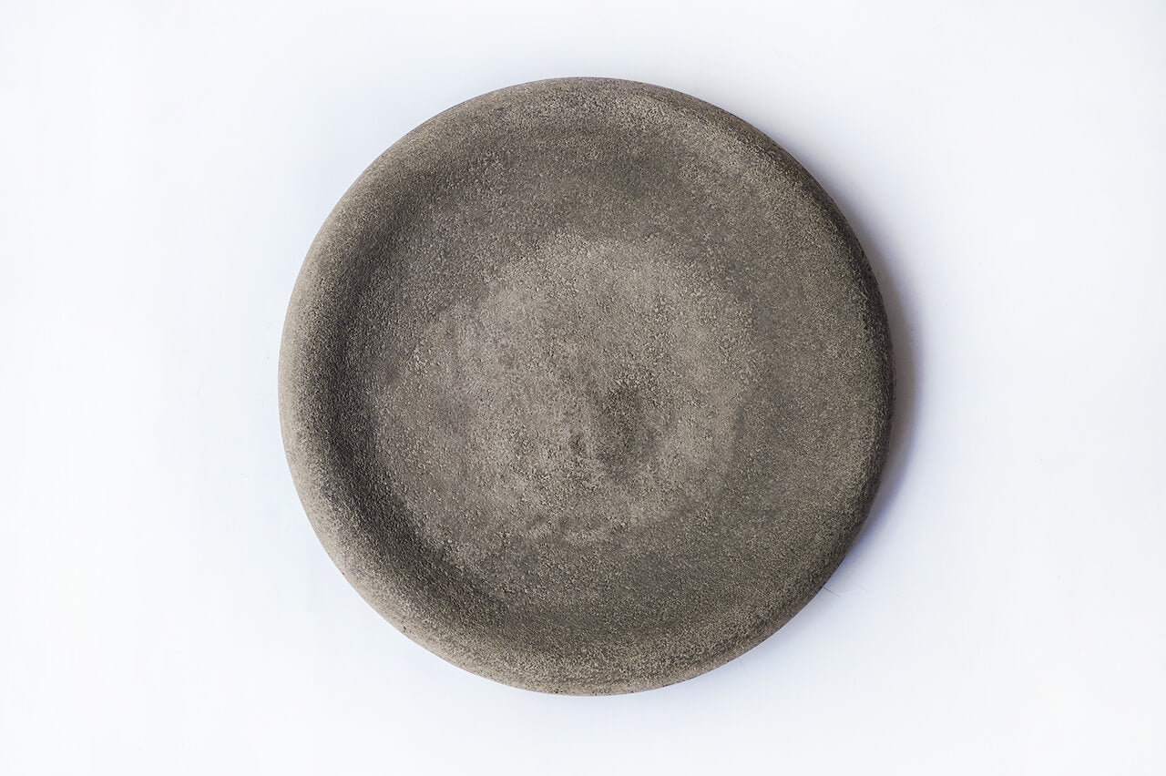 21-k27 Sabi-Urushi 24cm Plate A 