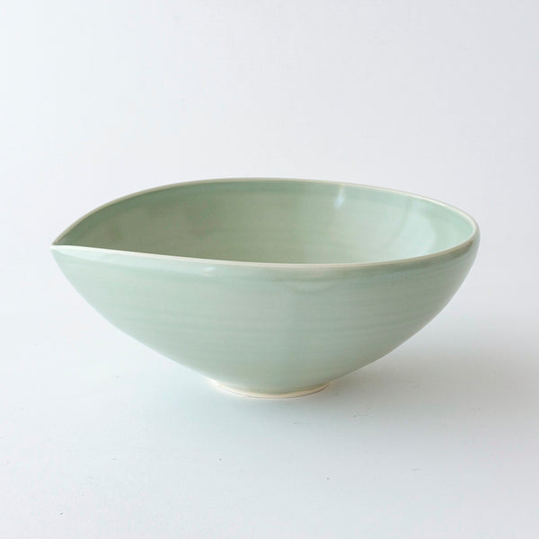 中里花子 Almond Bowl M 緑青磁