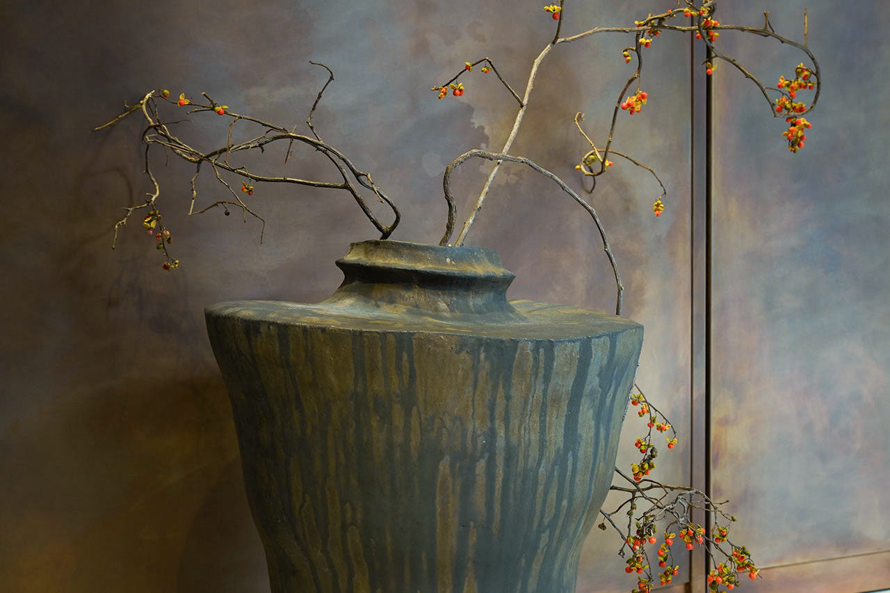 宮城正幸  壺 22A 黒釉