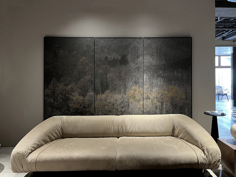 ●21-SG Photo Paneltriptych W2700mm*H1800mm hand colored (Karamatsu)e