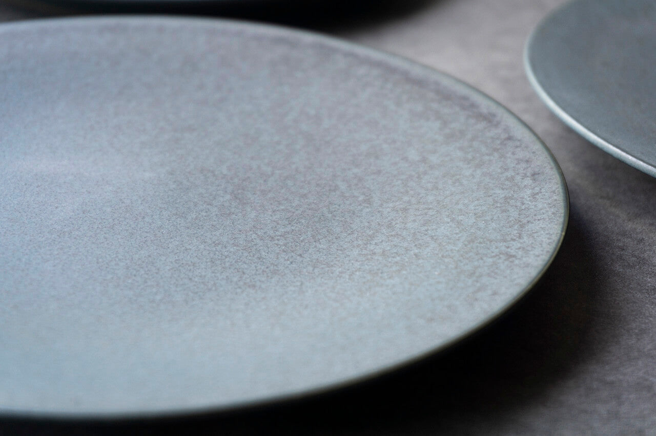 安藤由香 ８寸皿 フラットリム なし NV